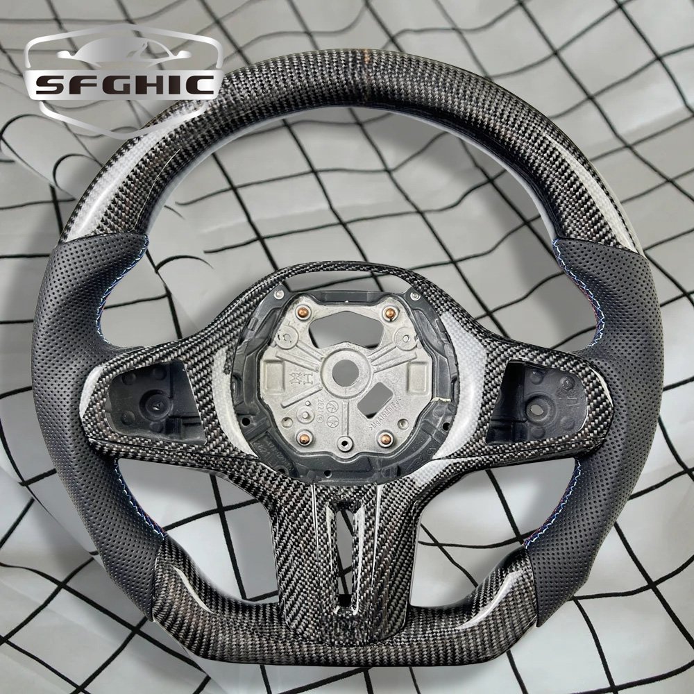 Customized Carbon Fiber Steering Wheel For BMW G20 G30 G21 G22 G23 3 Series 320i 325i 330i Car Modification Steering Wheel