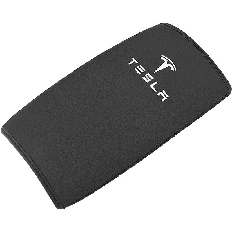 Wholesale Car Interior Decor Accessories PU Leather Armrest Center Console Protector Pad Box Cover for Tesla Model 3 / Y