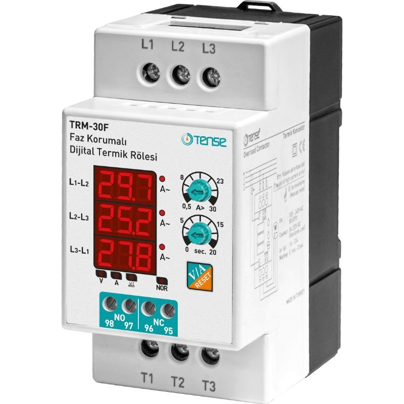Direct Digital Overload Relay with 3x3 Digit LED Display TRM-30F