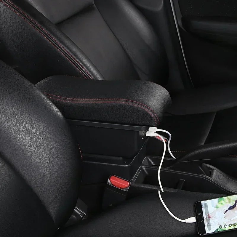TONC High-Quality Armrest Box for 2020 Suzuki Jimny with USB Charger and Extra Storage Space