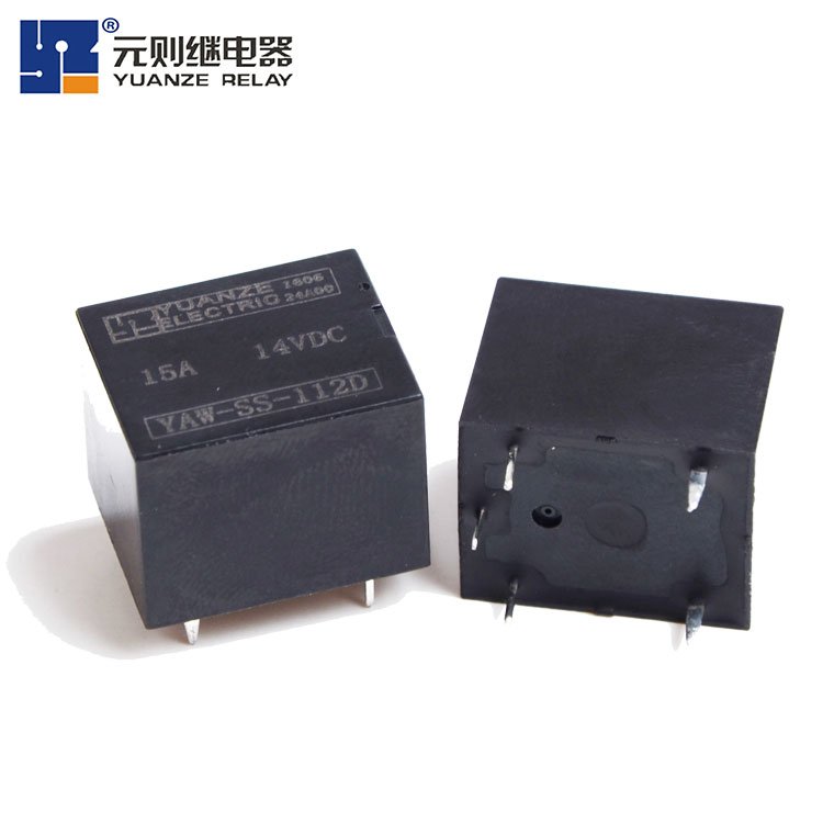 YAW 15A Automatic Window Control DC Relay Turn Light Control General Purpose Car Relay 15A 14VDC 0.8W Black AUTO Automotive 8.5g