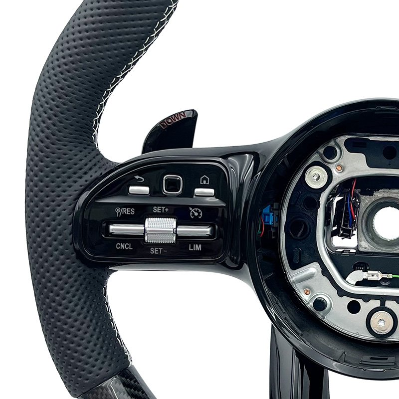 For Mercedes Benz A GLA B GLB C GLC E GLE CLS 2019-2023 custom sports model handle steering wheel modification ZC-809-T82-F