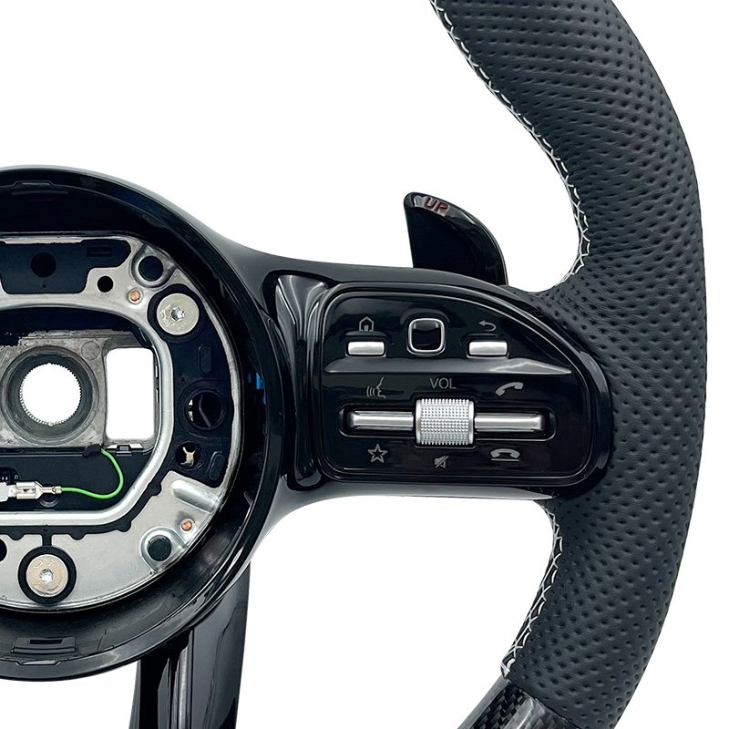 For Mercedes Benz A GLA B GLB C GLC E GLE CLS 2019-2023 custom sports model handle steering wheel modification ZC-809-T82-F