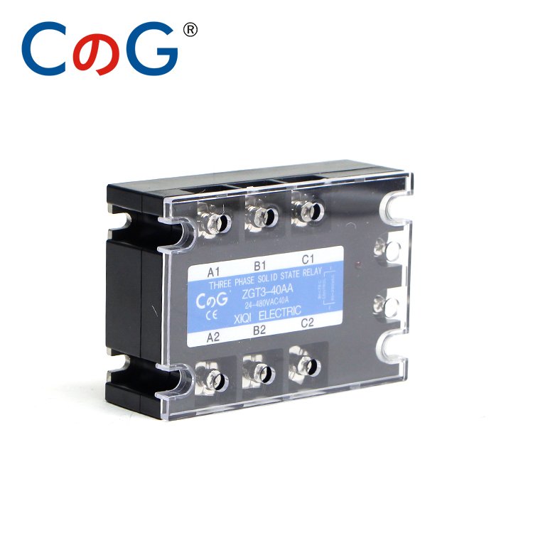 CG Three 3SSR-40AA AC to AC Solid State Relay SSR Relay 40AA Three Phase 3 Phase Relay