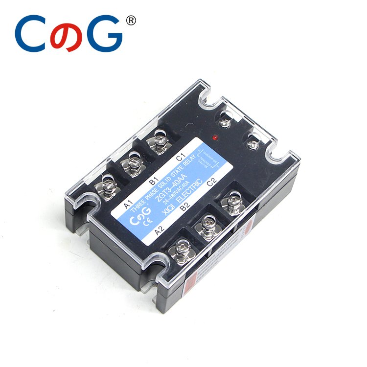 CG Three 3SSR-40AA AC to AC Solid State Relay SSR Relay 40AA Three Phase 3 Phase Relay