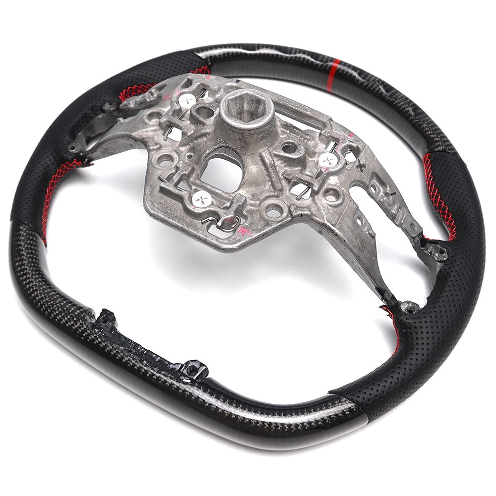 For Ford Mustang S650 Dark Horse V8 GT EcoBoost 2024+ Steering Wheel Replacement Carbon Fiber Car Accessories