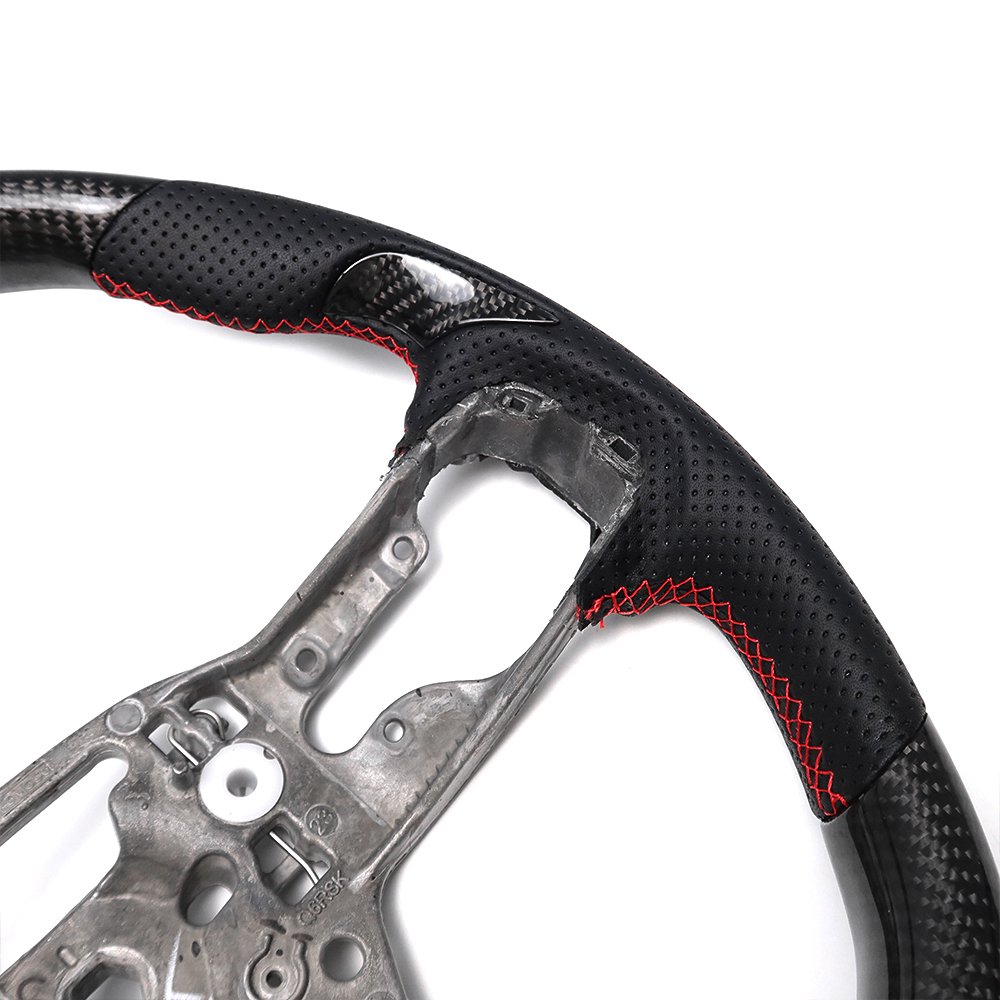 For Ford Mustang S650 Dark Horse V8 GT EcoBoost 2024+ Steering Wheel Replacement Carbon Fiber Car Accessories