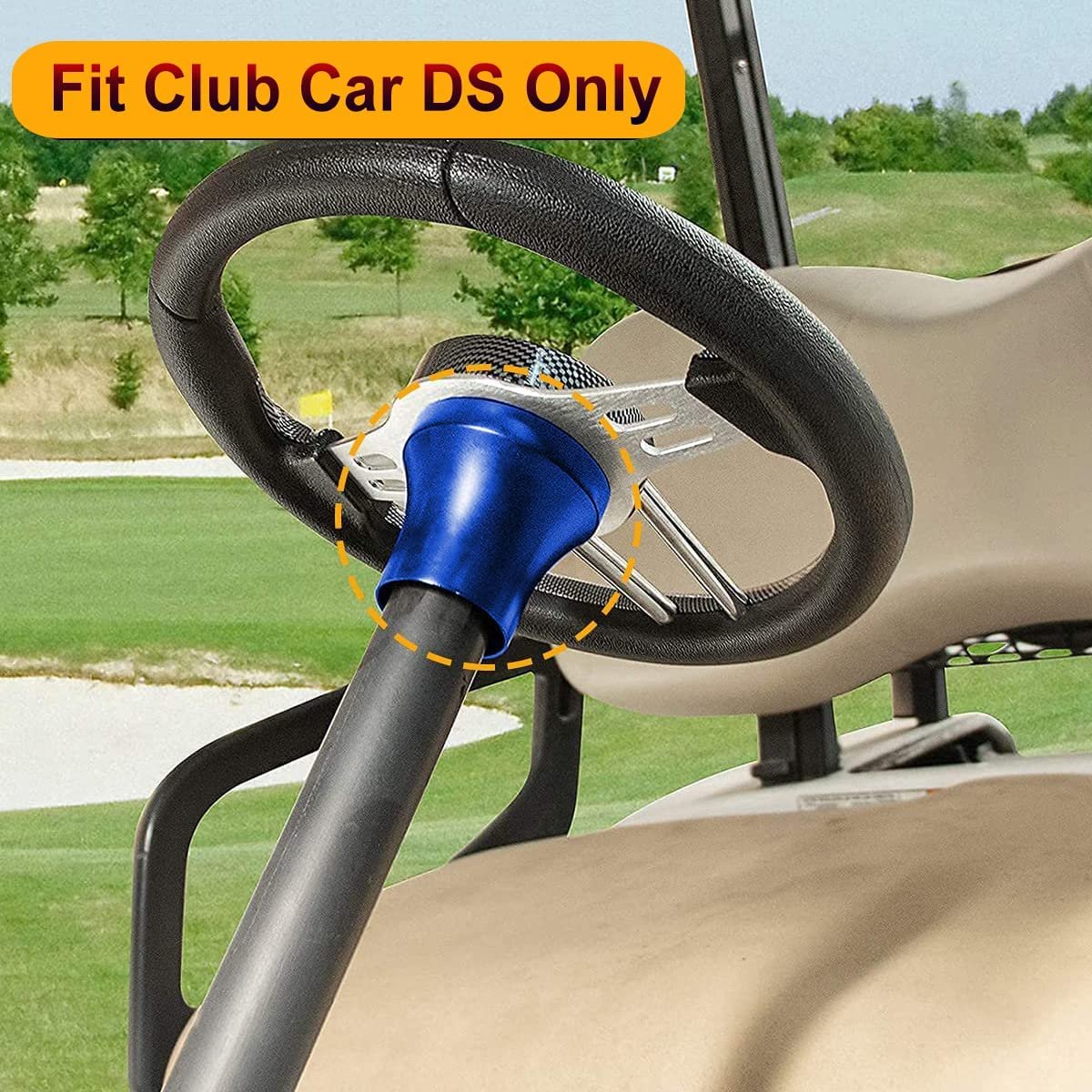 Color Golf Cart Accessories Steering Wheel Adapter for Club Car DS and Club Car Precedent EZGO Yma-ha