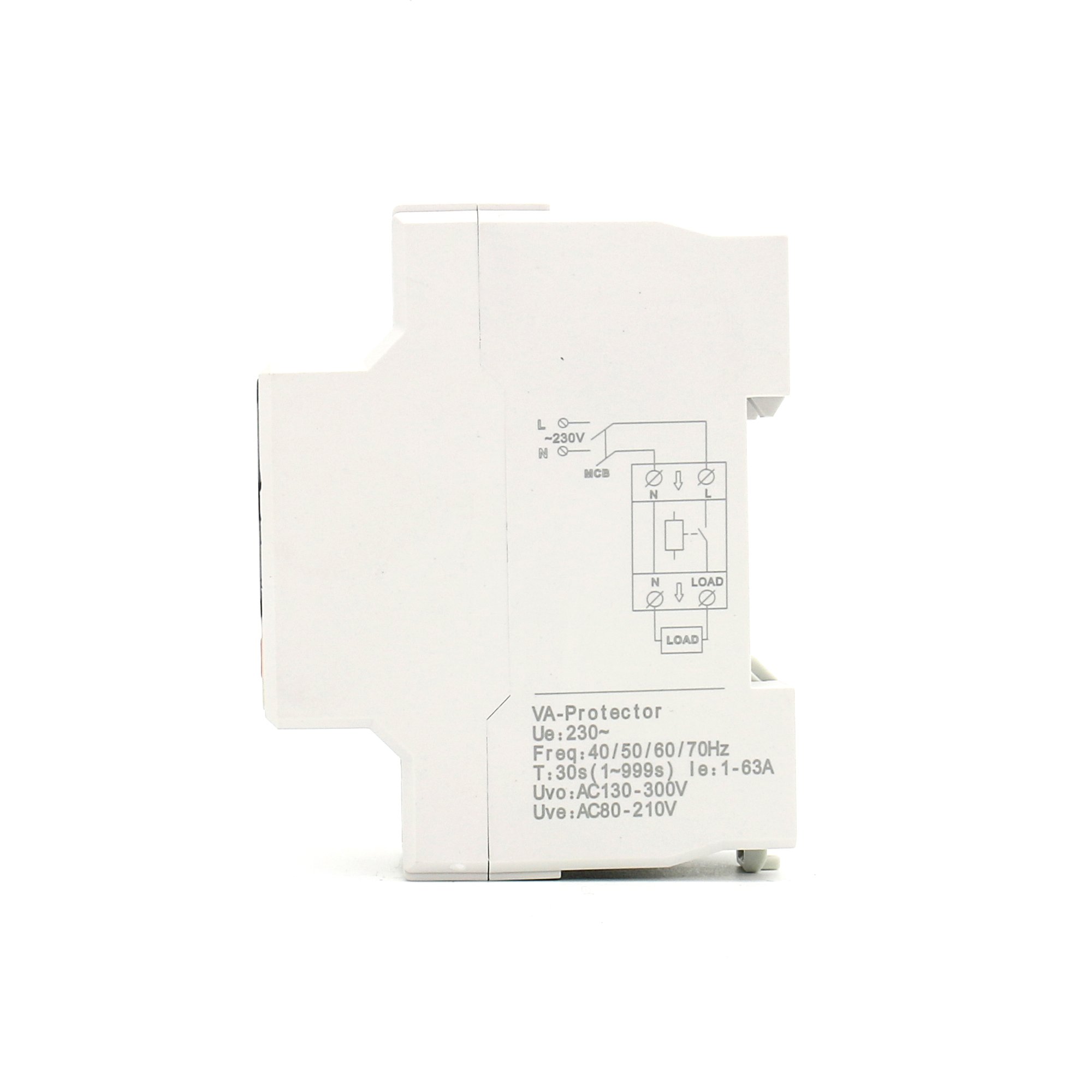 Din Rail Auto Reset Voltage Protector 220v 40a Over Voltage Protector