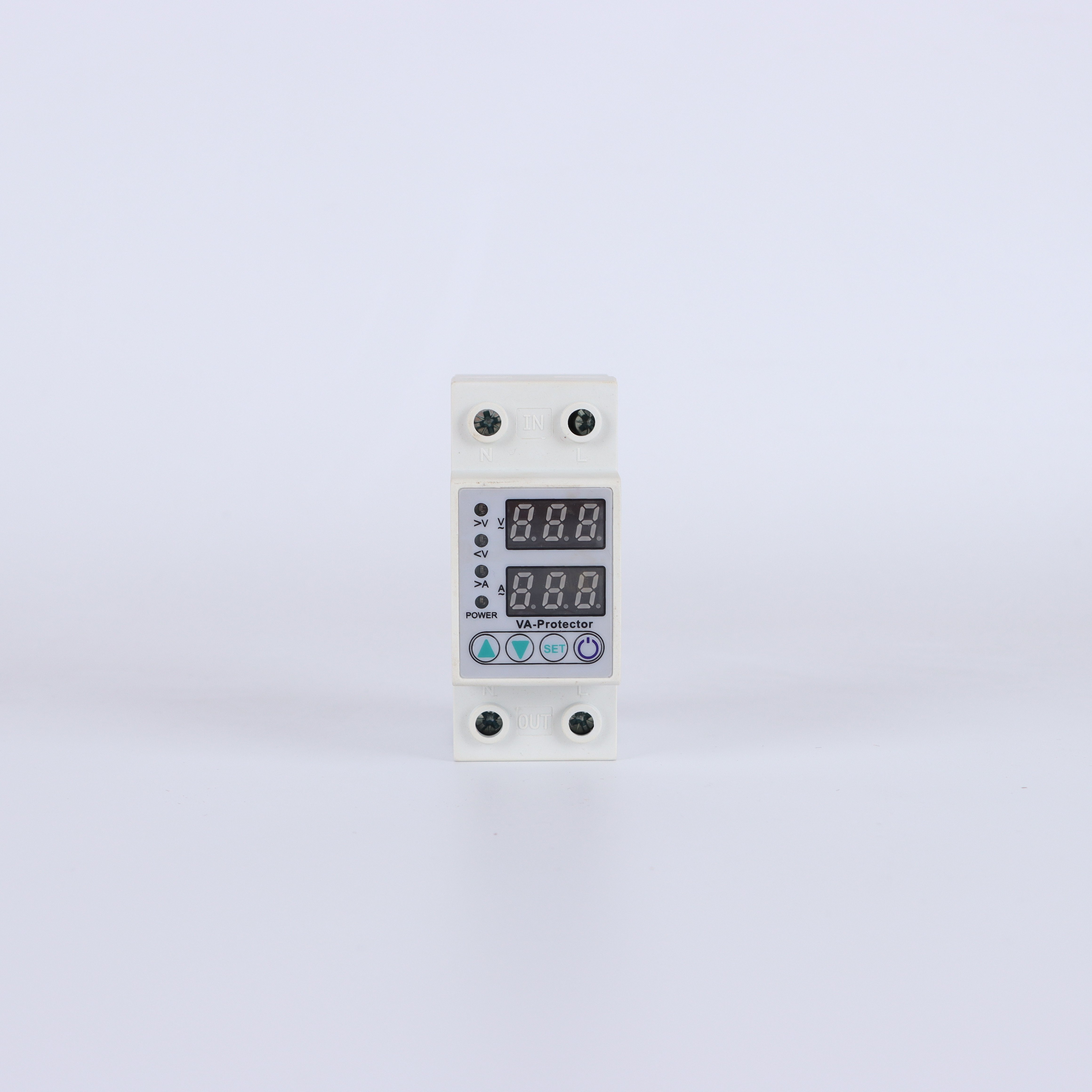 Single Phase 220V 230V 240V Adjustable Protector Relay Auto Recovery Over Voltage Under Voltage Protective Device