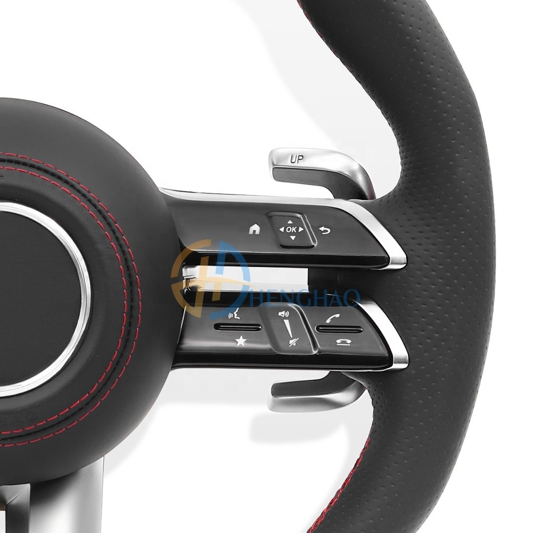 Custom Leather Steering Wheel For Mercedes Benz C-Class E-Class G-Class W204 W213 W463 W166 W205 AMG Sports Steering Wheel
