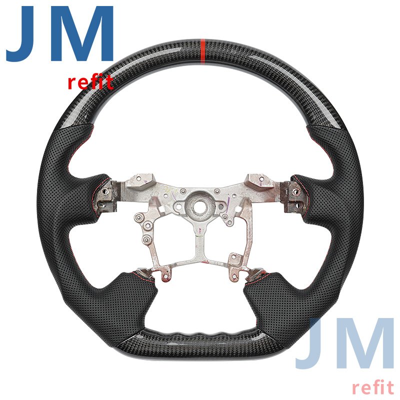 Wholesalers Car Steering Wheel Carbon For Toyota Crown 2010 2011 2012 2013 2014 Leather Steering Wheel