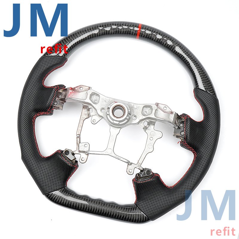 Wholesalers Car Steering Wheel Carbon For Toyota Crown 2010 2011 2012 2013 2014 Leather Steering Wheel