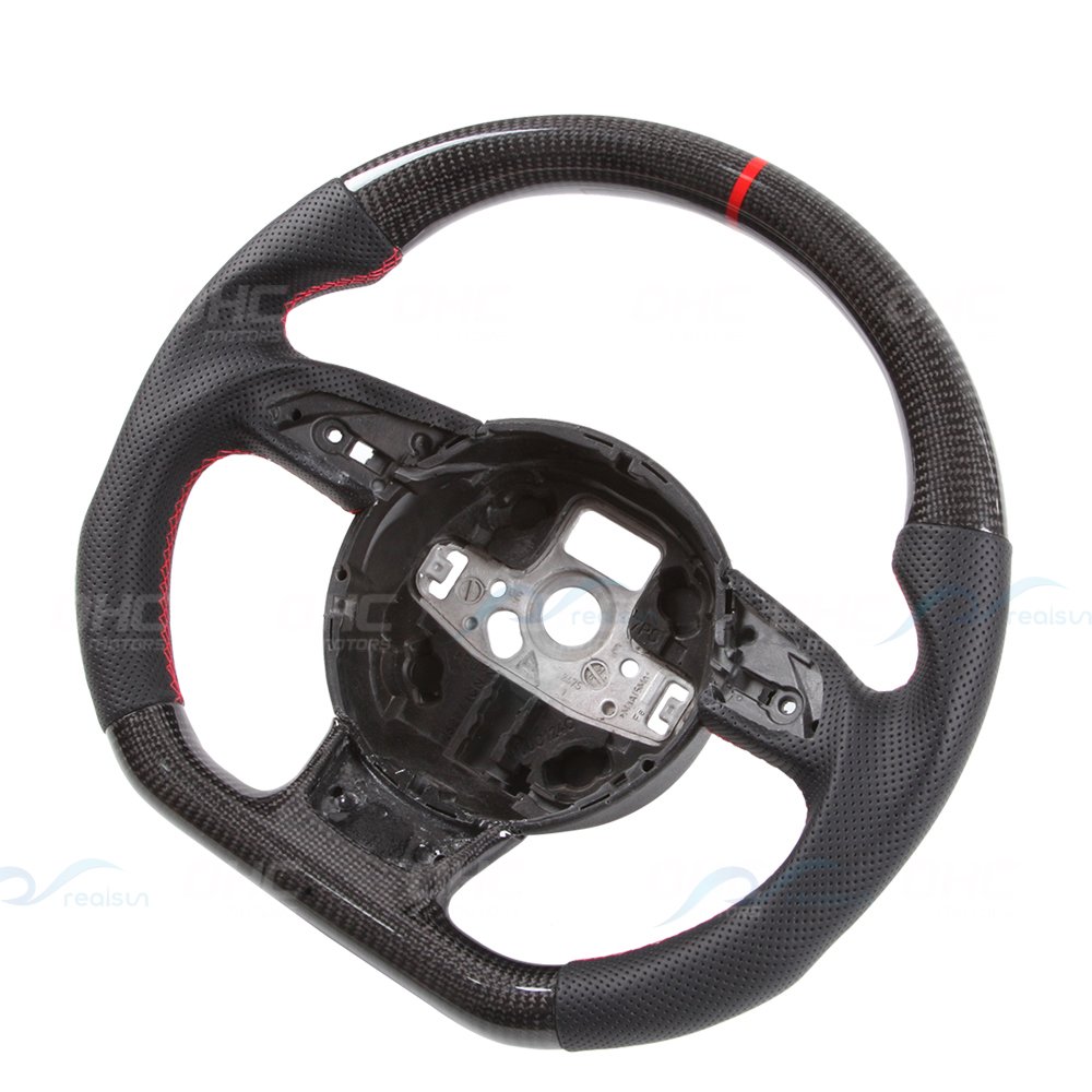 Top quality 100%Real Carbon Fiber Steering Wheel Fashion durable Steering Wheel