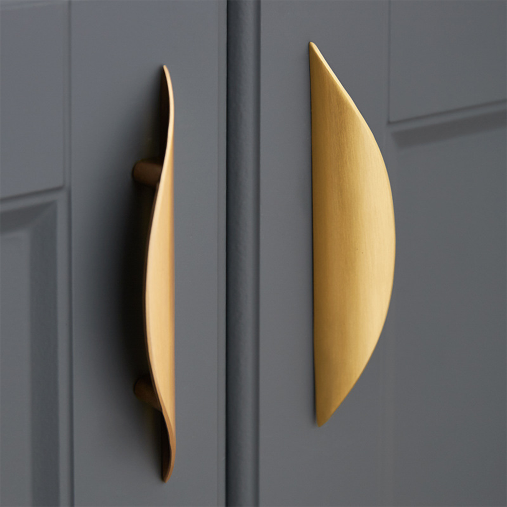 New Chinese Style Manufacturers Wholesale Stainless Steel Armrest Glass Back Pattern Xiangyun Light Luxury Hotel Door Handle