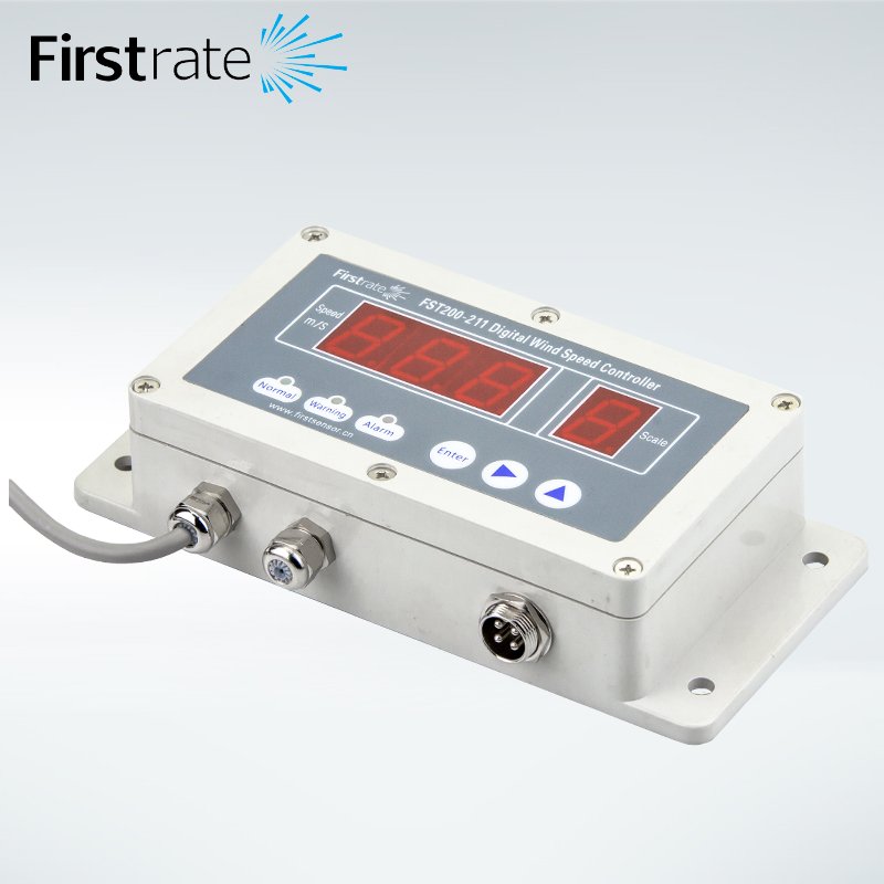 FST200-211 Digital Wind Speed Sensor Anemometer Indicator Alarm Controller
