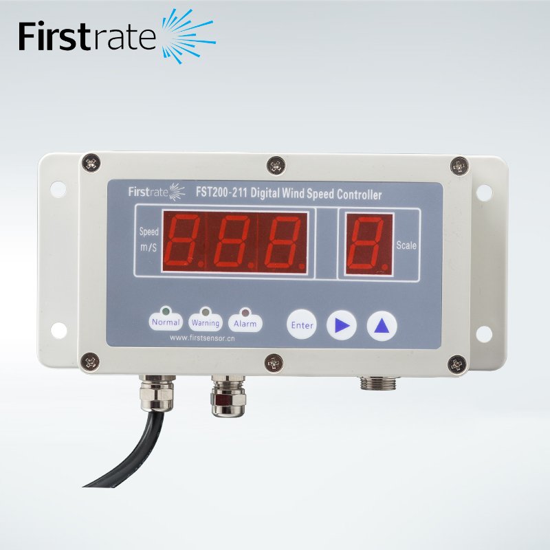 FST200-211 Digital Wind Speed Sensor Anemometer Indicator Alarm Controller