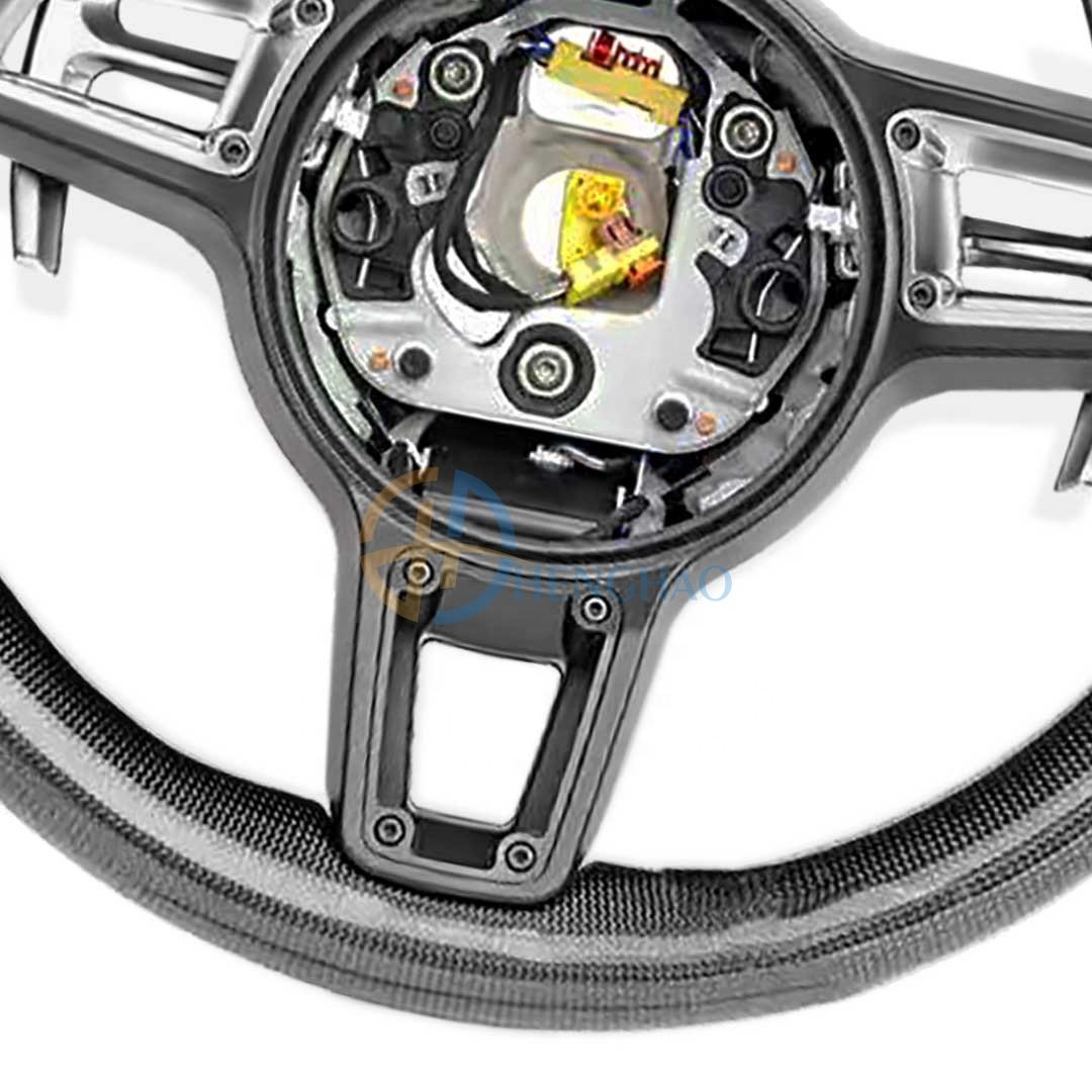 Factory Wholesale Price Carbon Fiber Steering Wheel For Porsche Cayenne Macan Panamera Cayman Boxster 718 911 Upgrade GT Style