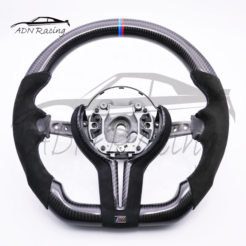 For BMW 2 3 4 5 Series M2 F87 M3 328M F80 M4 F82 M5 F10 F12 M6 F06 F07 Carbon Fiber Steering Wheel