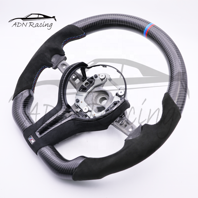 For BMW 2 3 4 5 Series M2 F87 M3 328M F80 M4 F82 M5 F10 F12 M6 F06 F07 Carbon Fiber Steering Wheel