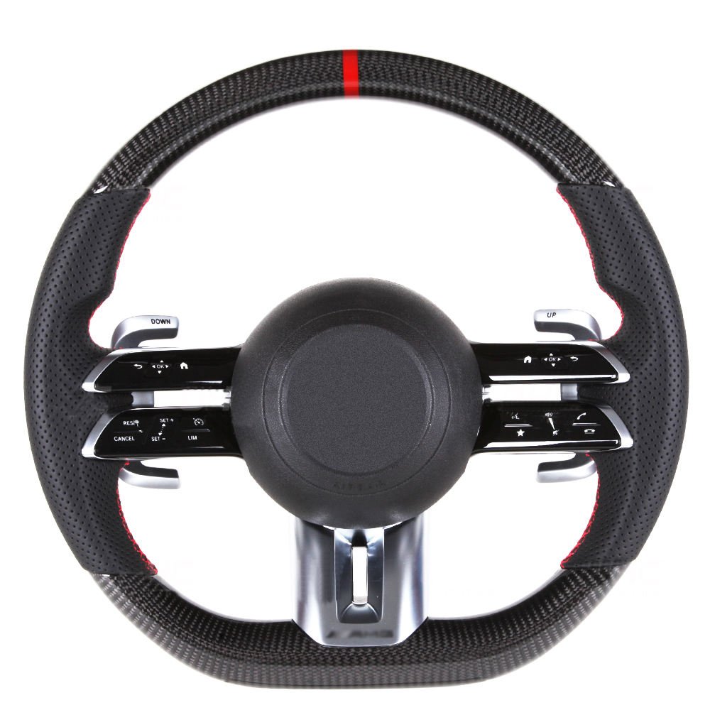 Carbon Fiber Steering Wheel Fit For Mercedes benz AMG Class E C 2021-2022 EQS GT 2022