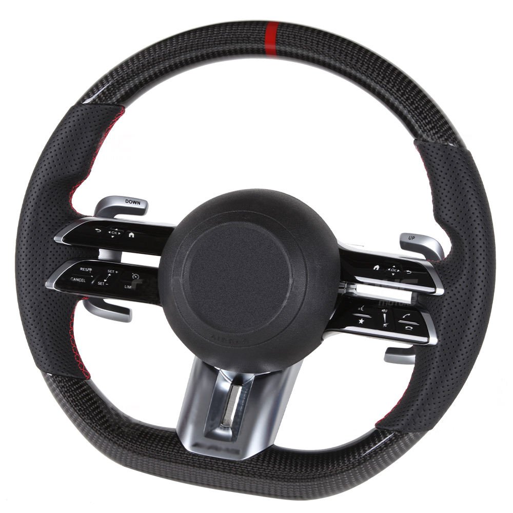 Carbon Fiber Steering Wheel Fit For Mercedes benz AMG Class E C 2021-2022 EQS GT 2022