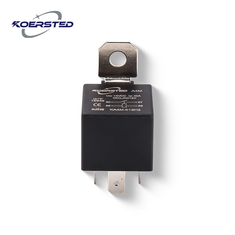 A4 Series Automotive Relay, 12V 24V 4 Pin 5 Pin 40A Mini Relay, Universally Used in Car Factory and Retrofit