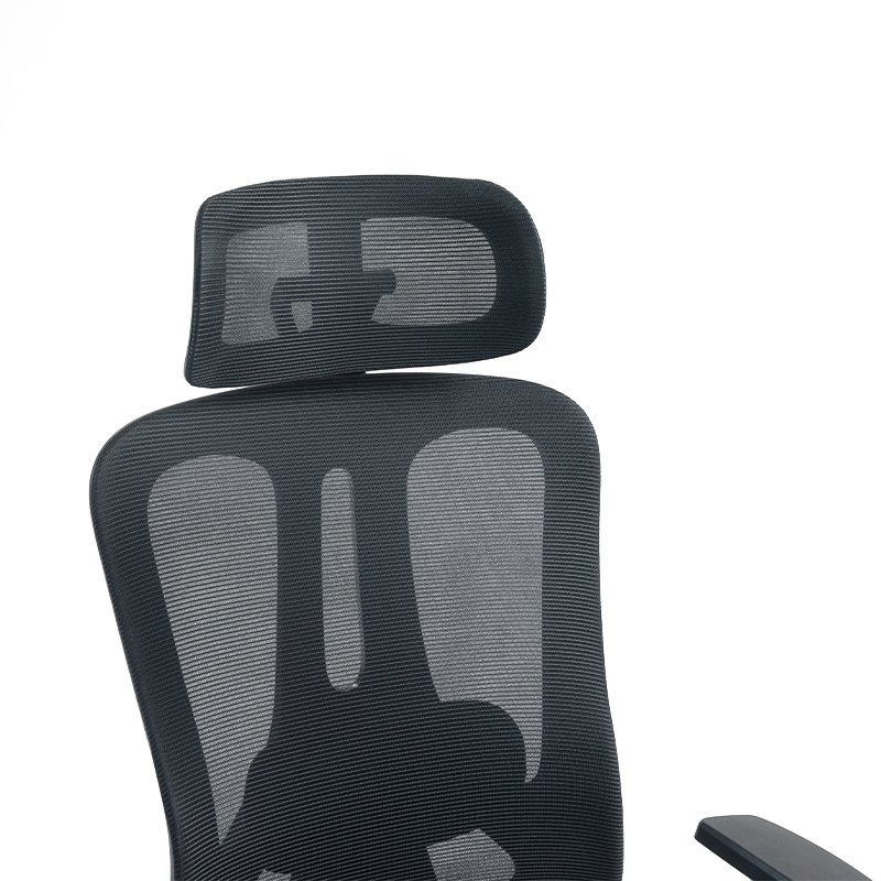 High Back Office Chair Flipping Armrests Mesh Gaming Chair Ergonomic with Leg Rest