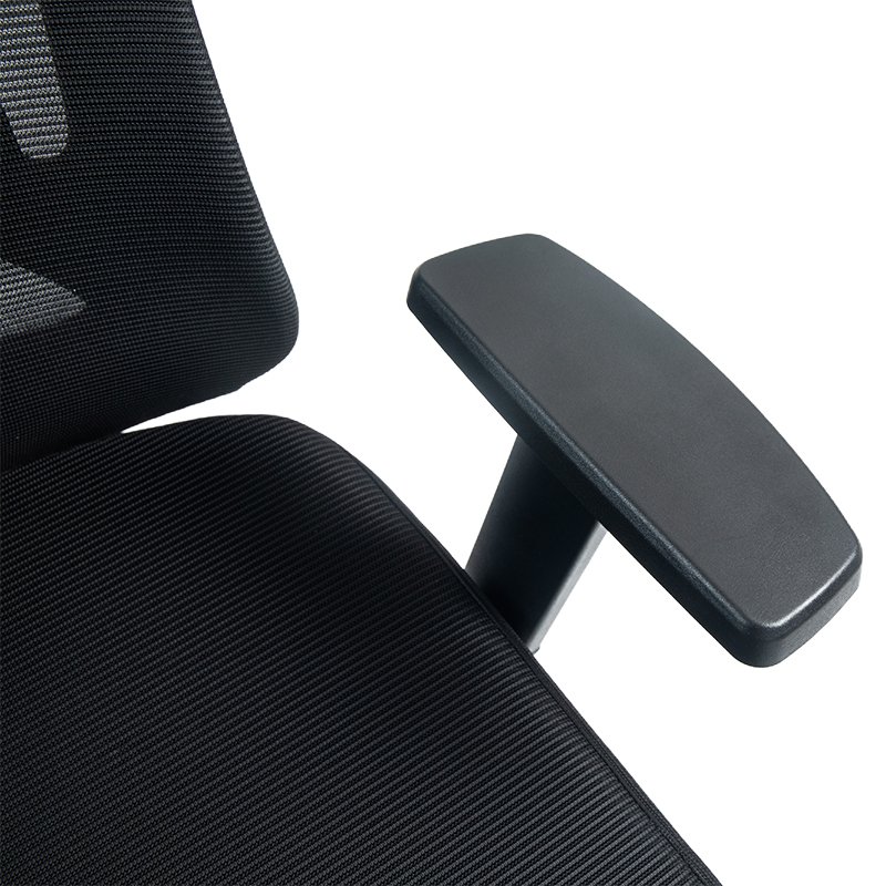 High Back Office Chair Flipping Armrests Mesh Gaming Chair Ergonomic with Leg Rest