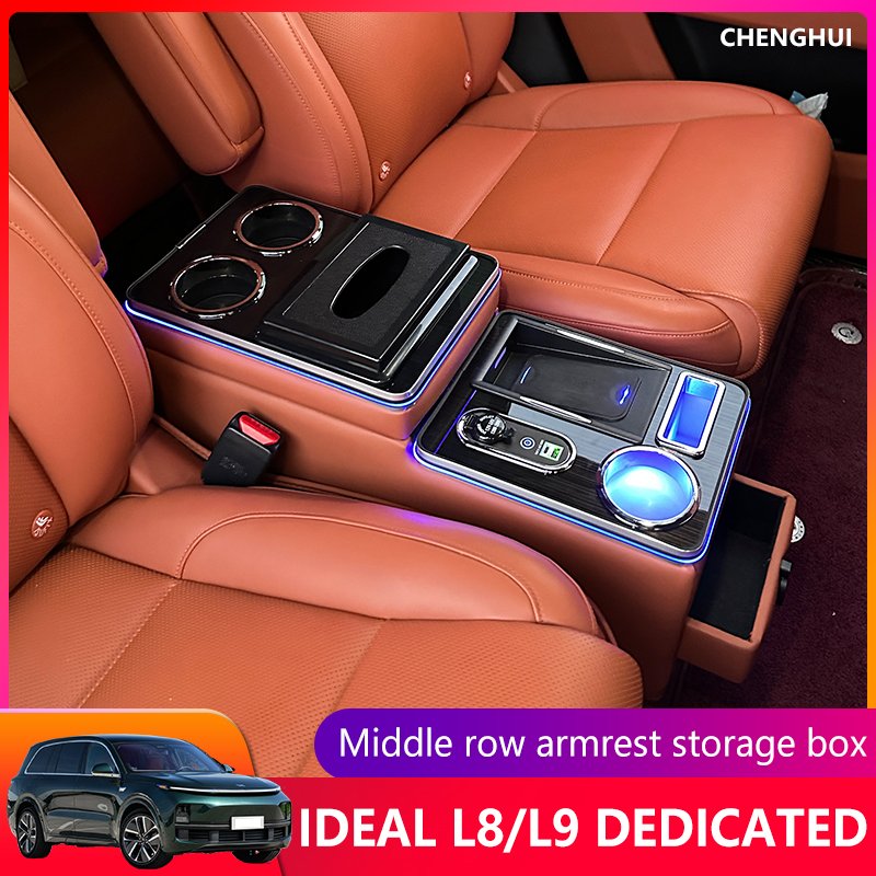 Center Console Box Car Armrest Universal Middle Row Toyota Ideal L8L9 One With Wireless Charging Car Armrest Storage Box