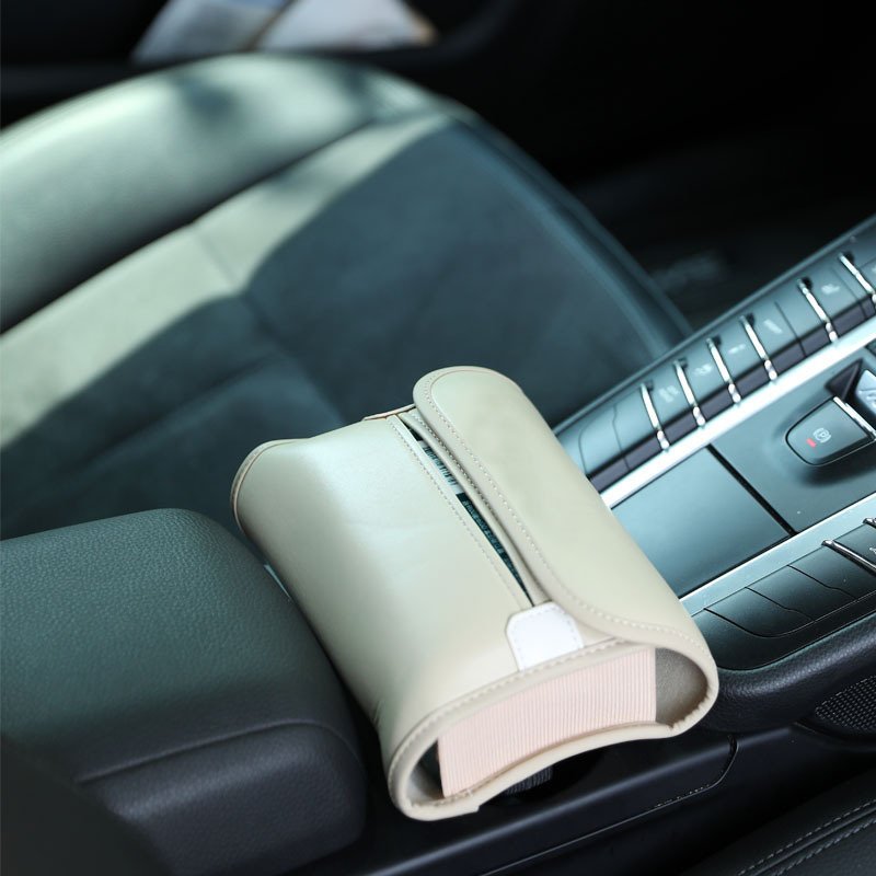 Car Tissue Bag Storage Strap Visor Tissue Box Car Armrest Box Tissue Box