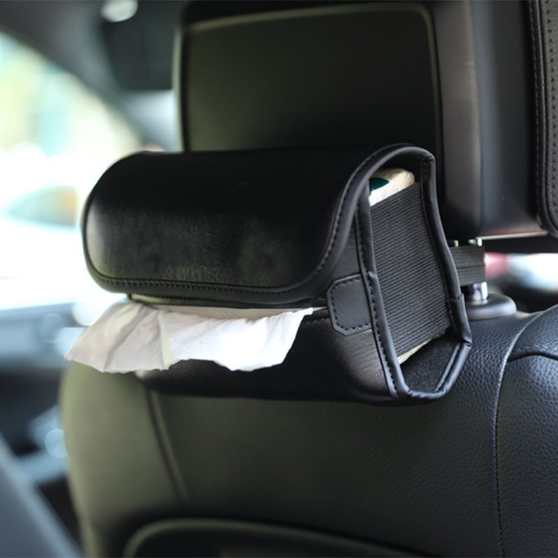 Car Tissue Bag Storage Strap Visor Tissue Box Car Armrest Box Tissue Box