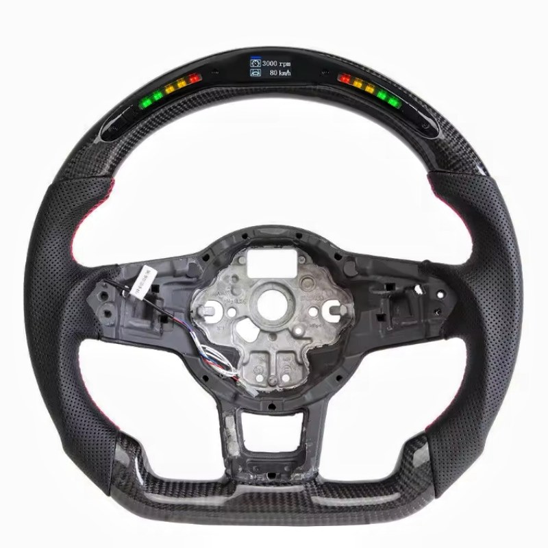 Custom steering wheel LED Carbon fiber steering wheel Custom LED racing steering wheel