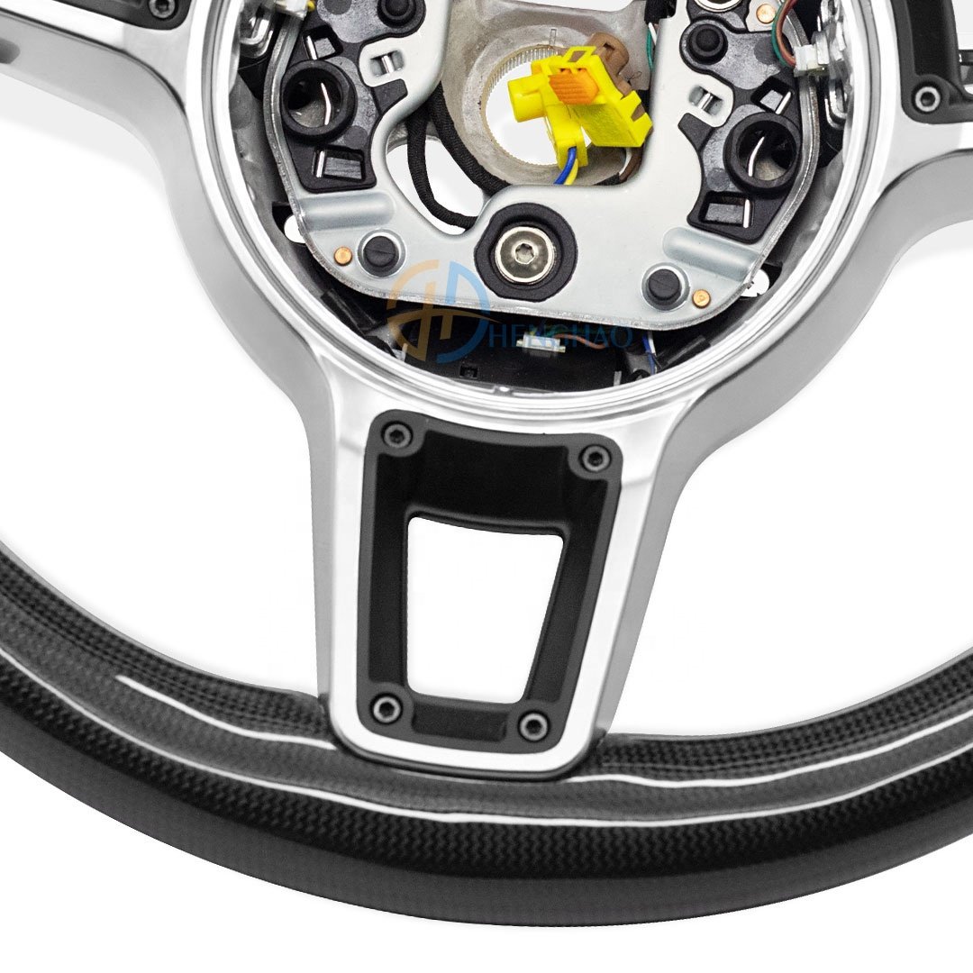 Factory Wholesale Price Carbon Fiber Steering Wheel For Porsche Macan Panamera Cayman Boxster 718 911 Cayenne Upgrade GT Style