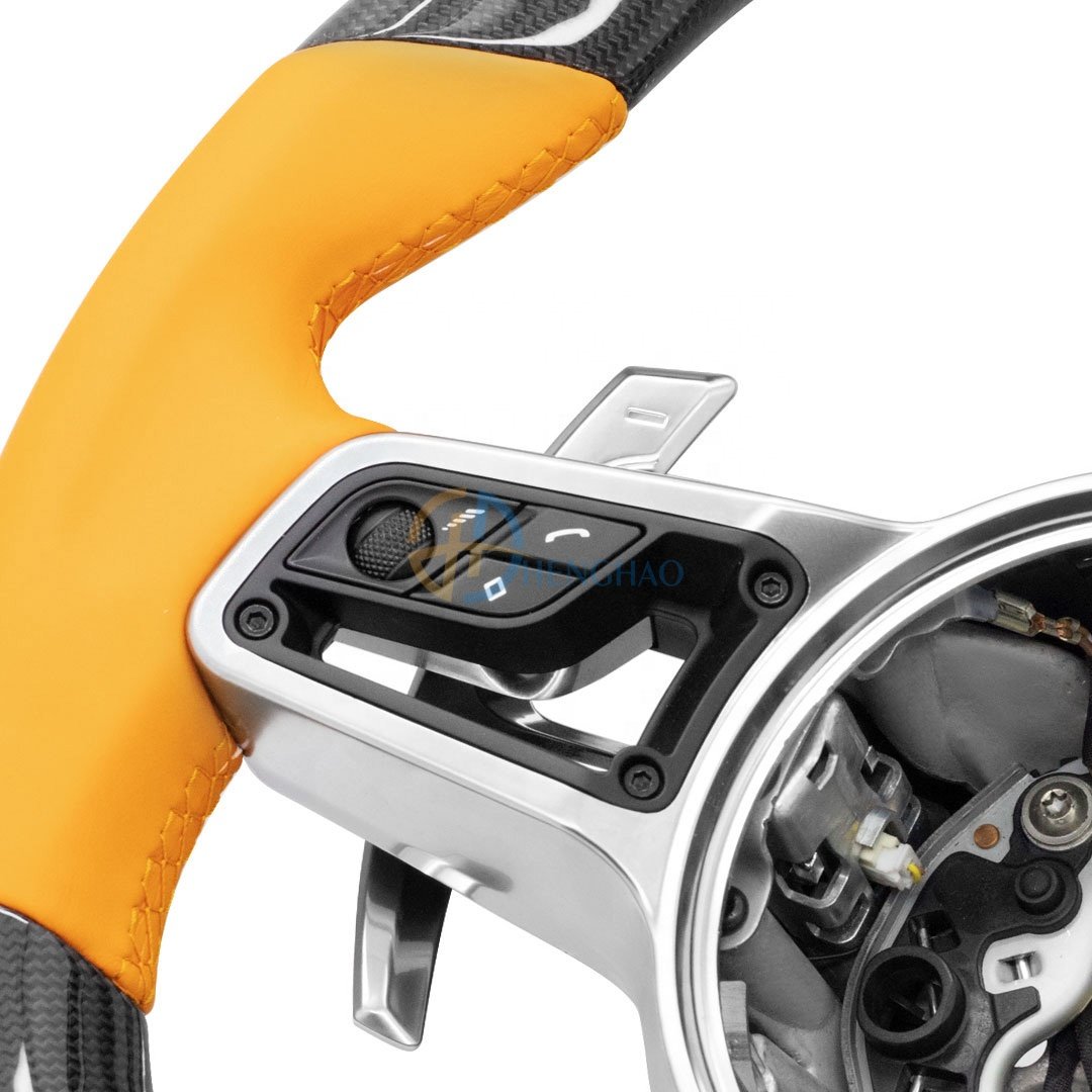 Factory Wholesale Price Carbon Fiber Steering Wheel For Porsche Macan Panamera Cayman Boxster 718 911 Cayenne Upgrade GT Style
