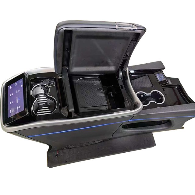 :Applicable for Toyota Hiace Armrest Box Compressor/electronic Refrigerator Interior Modification Wireless Charging Cup Holder