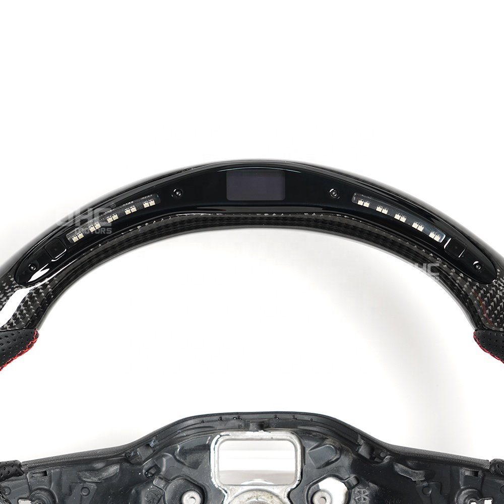 Carbon Fiber Led Steering Wheel For 2024 2023 2022 2021 Passat CC Accessories Volkswagen VW R line Passat CC Steering Wheel