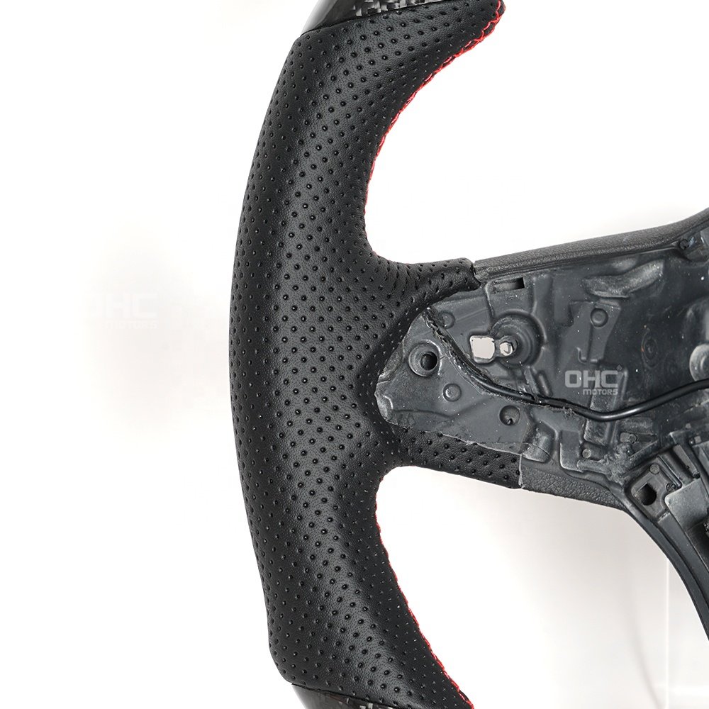 Carbon Fiber Led Steering Wheel For 2024 2023 2022 2021 Passat CC Accessories Volkswagen VW R line Passat CC Steering Wheel