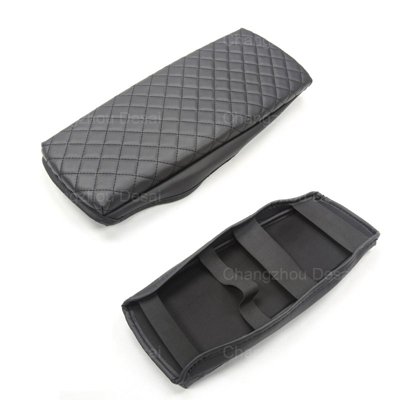 Car Center Console Leather Car Armrest Cover Waterproof Cushion Seat Box Cover Padded for Ford Mustang Mach-E 2021
