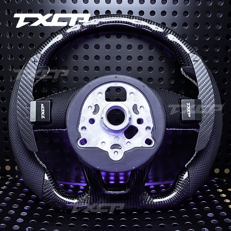For Audi A3 A4 B9 A5 RS3 RS4 RS5 S3 S4 S5 Car Magnetic Steering Wheel Paddle Shifter Carbon Fiber Shift Paddle
