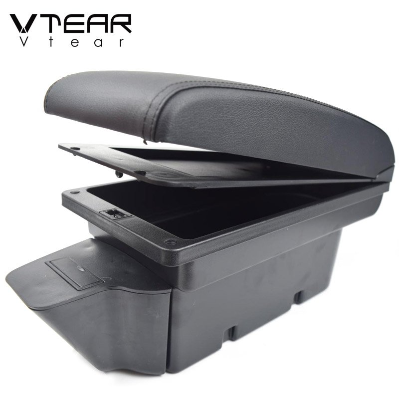 Vtear Car Armrest ABS Storage Box USB Interface Arm Rest Car-Styling Interior Accessories Decoration for Toyota 86 Subaru BRZ