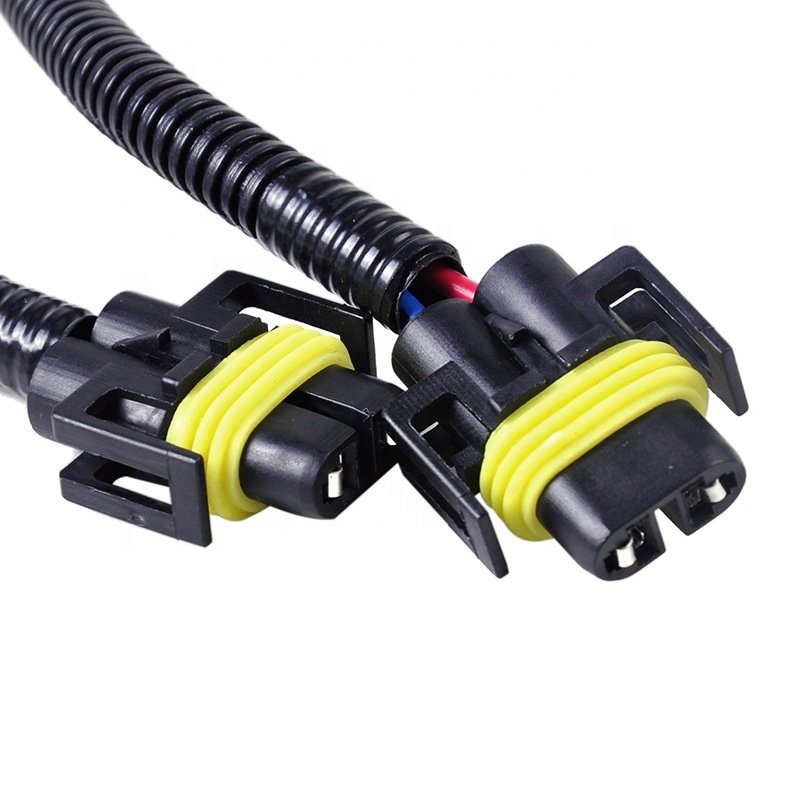 HYML Auto Fog Light Wiring Harness H11 Socket Wire + Switch With LED Indicators at Relay 40A for Ford Renault Citroen Peugeot