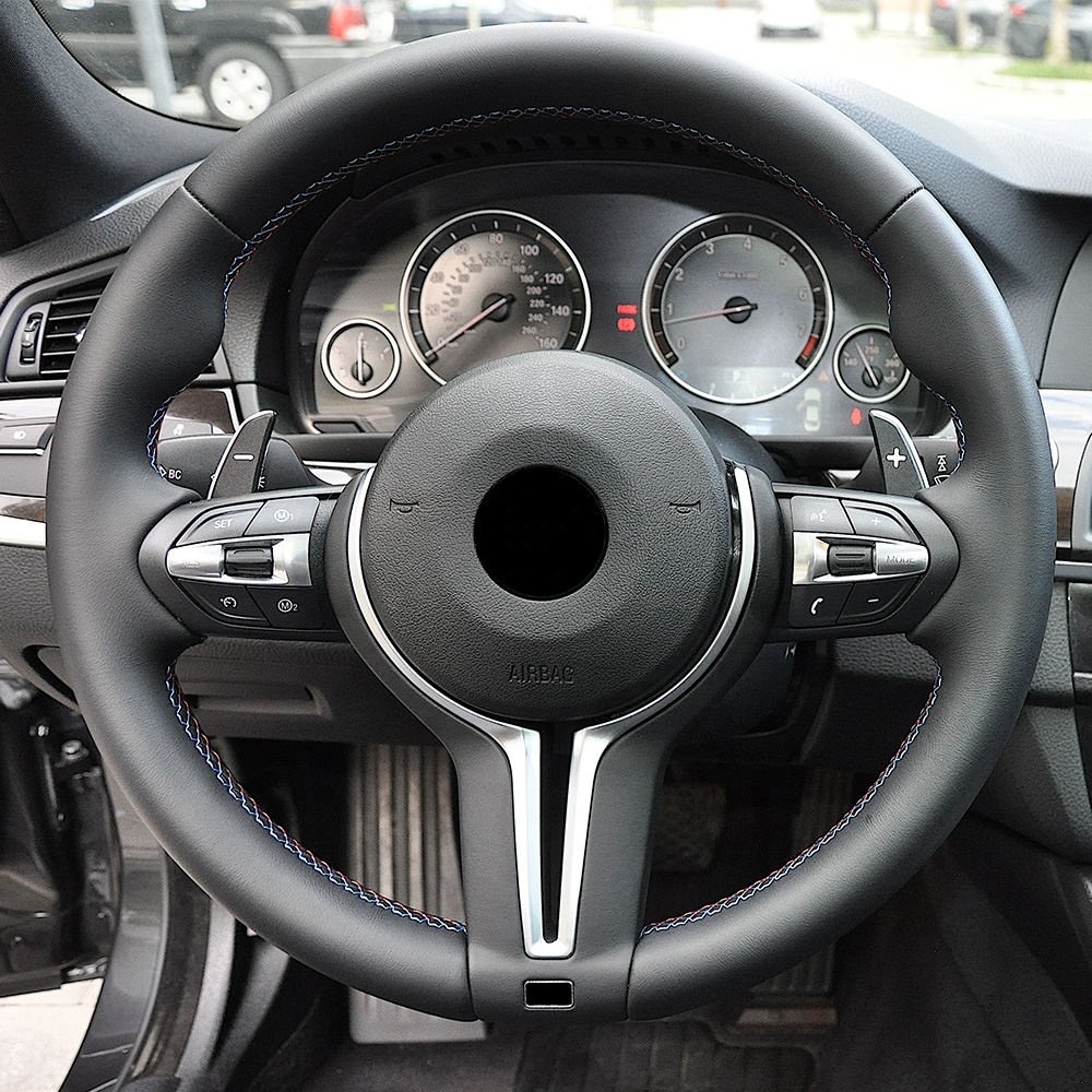 car steering wheel for BMW F10 F30 F80 E60 E90 E92 F01 F11 F20 F22 F31 X5 E70 E71 F15 X6 E71 F16 M5 M3 M4 F82 steering wheel