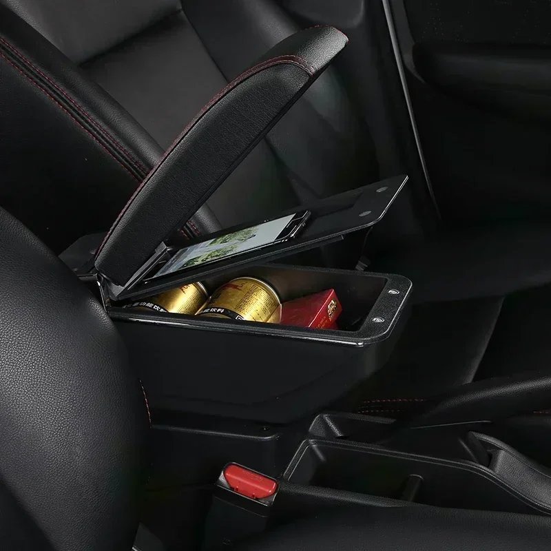 TONC Suzuki Swift Prestige Armrest Console with Cup Holder - Dual Storage, USB Charging, and Top-tier ABS Material
