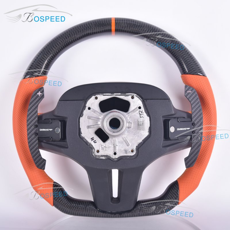 Customize Smooth Steering Wheel For BMW G20 G28 G30 G38 G32 G11 G12 G01 G02 G05 G06 G07 G08 G14 G15 X3M X4M X5M X6M M3 M4 M5 M8