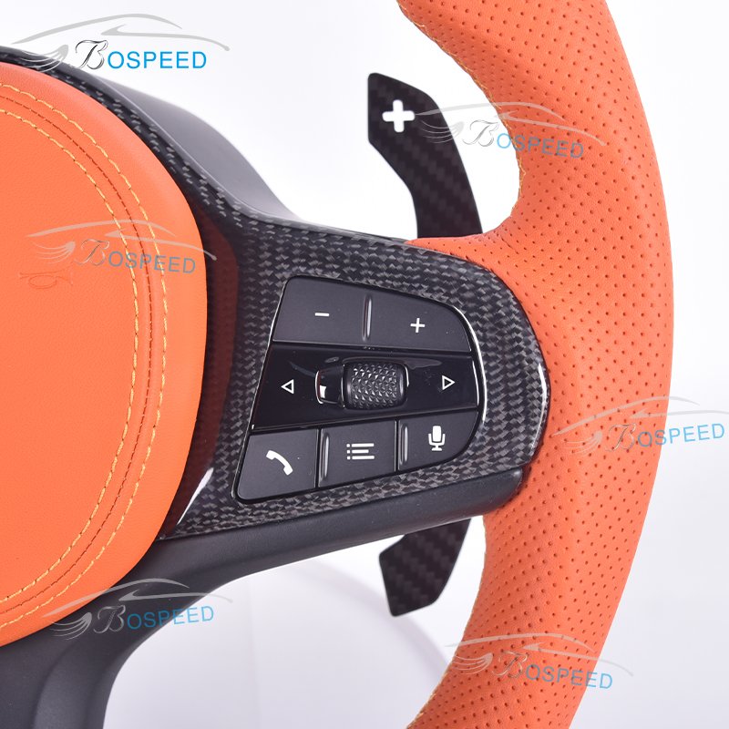 Customize Smooth Steering Wheel For BMW G20 G28 G30 G38 G32 G11 G12 G01 G02 G05 G06 G07 G08 G14 G15 X3M X4M X5M X6M M3 M4 M5 M8