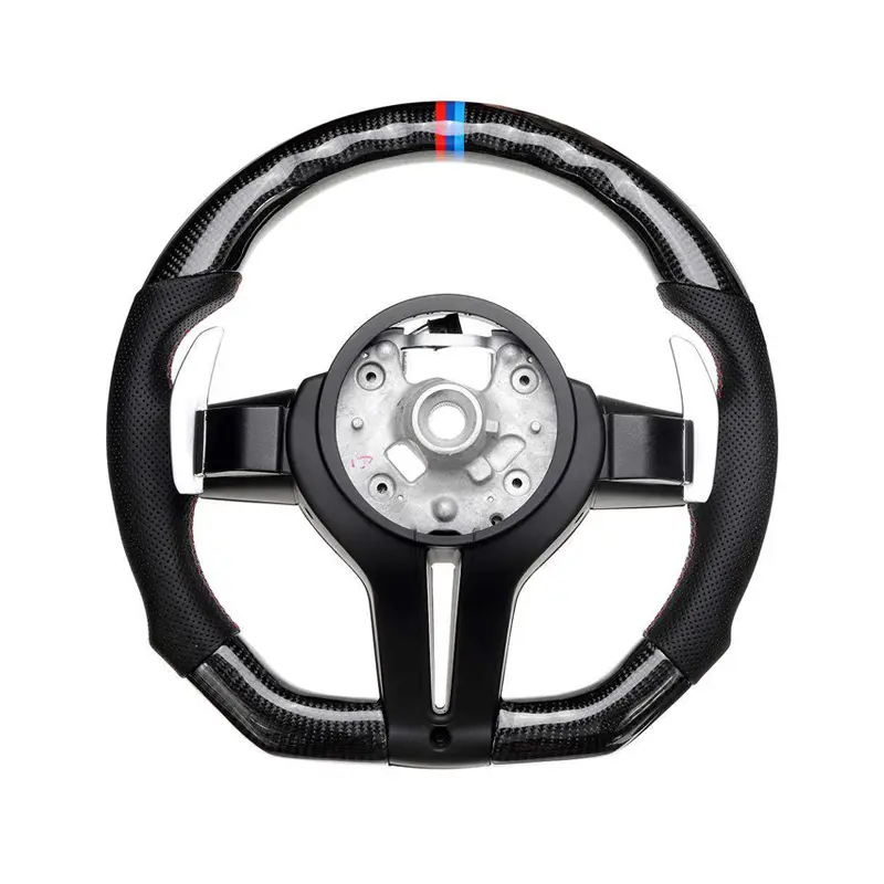 Car Accessories Car Steering Wheel control fit For BMW M3 F80 F30 F31 4 Series F34 F36 with Leather Control Switch buttons