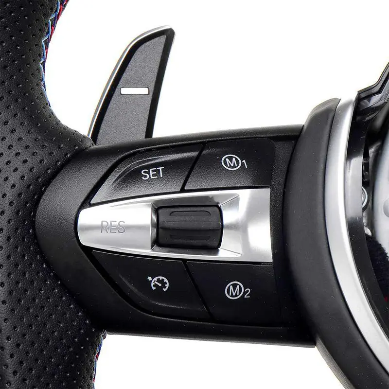 Car Accessories Car Steering Wheel control fit For BMW M3 F80 F30 F31 4 Series F34 F36 with Leather Control Switch buttons