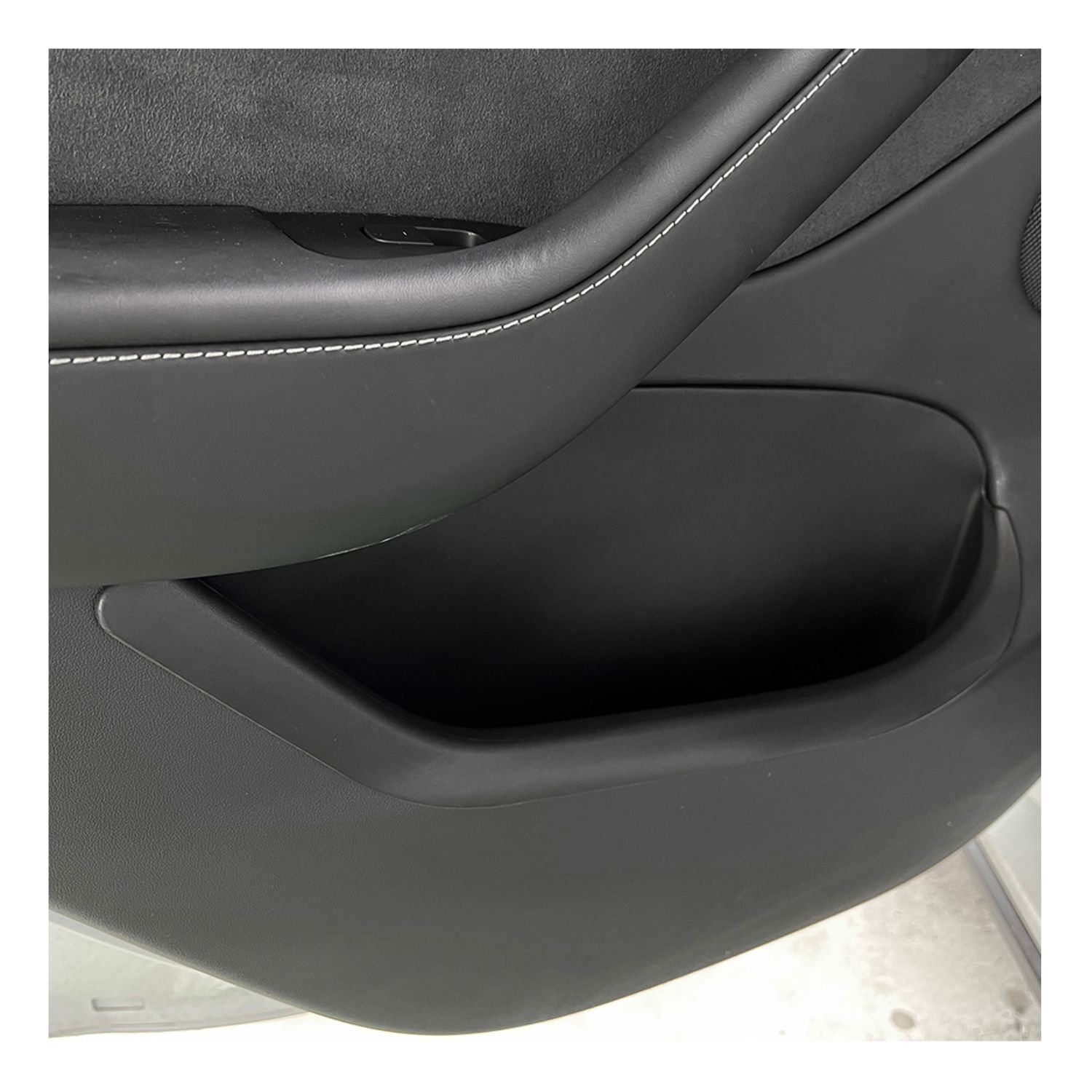 Car Accessories Door Side Storage Box Door Handle Armrest Tray Organizer Front Rear Door for Tesla Model 3