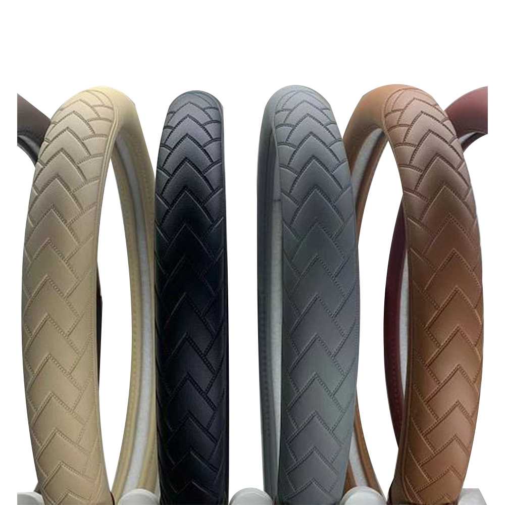 Good Performance Anti Slip Luxury Universal Protective Car Steering Wheel Cover For All Seasons